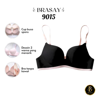 Brasay Bra Push Up Invisible Dalam Wanita 9015