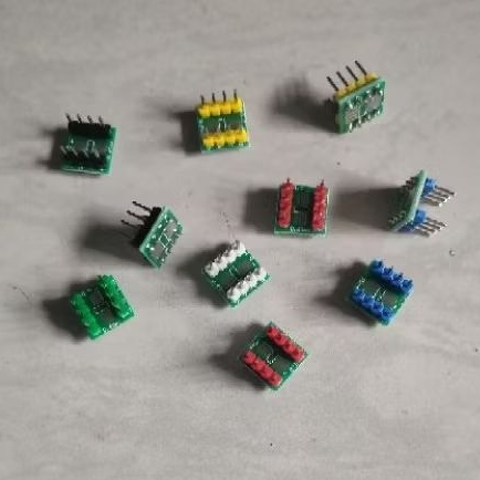 Jual IC Eeprom Flash STB/Receiver TV + SOP8 SO8 SOIC8 board PCB Adapter ...