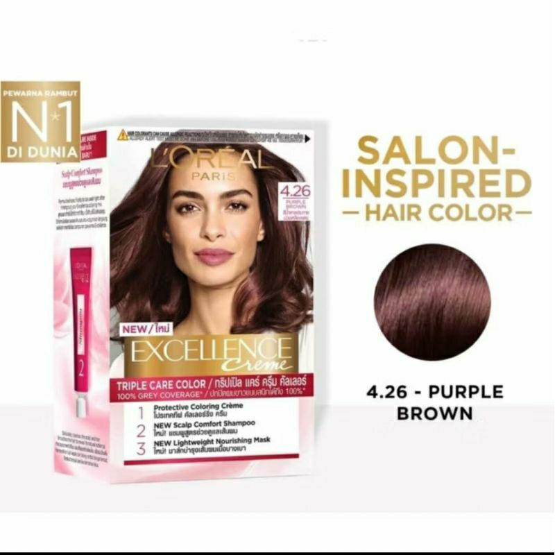 Jual Loreal Paris Excellence Creme Colour(pewarna rambut) | Shopee ...