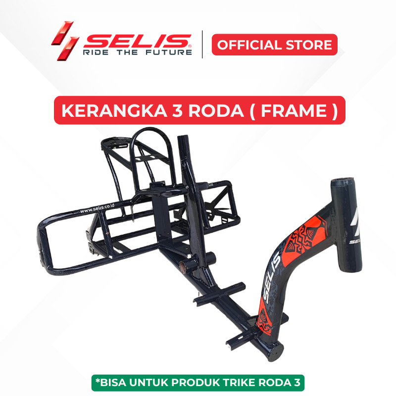 SELIS - Kerangka Sepeda Listrik Roda 3 Trike Mandalika ( Frame )