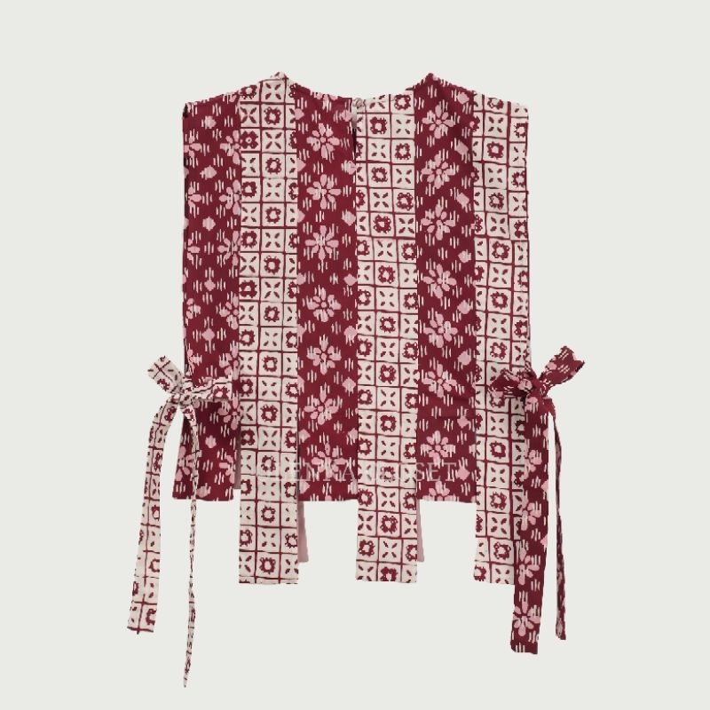 Atasan Vest 40  Baju Blus Blouse Kerja Wanita Modern