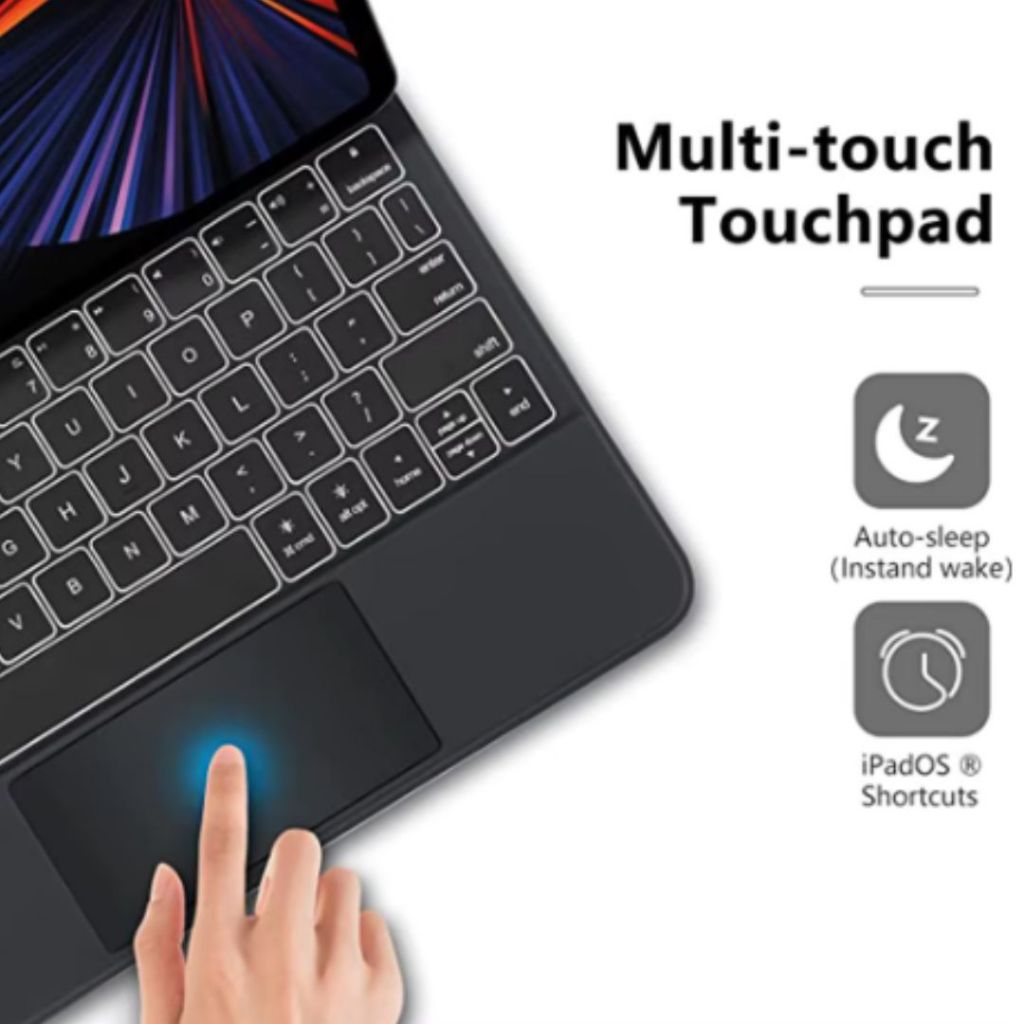 Jual Floating Magic Keyboard Wireless Bluetooth RGB Ipad Gen 10 10.9 ...