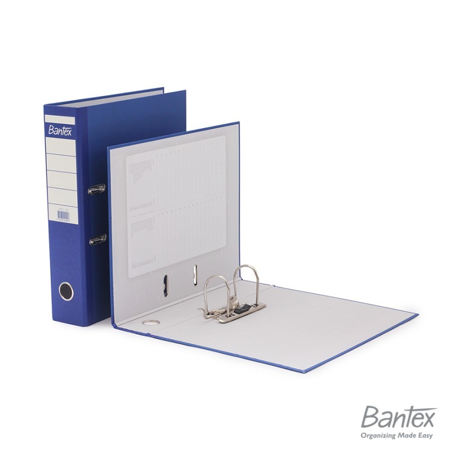 Jual Bantex Lever Arch File Ordner Economic Folio 7cm Blue 1401 01 ...