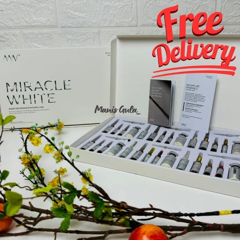 Jual Miracle signature white I putih BOX | Shopee Indonesia