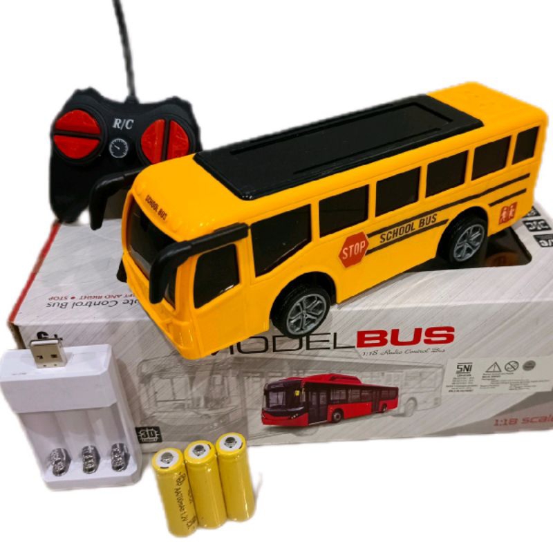 Jual Rc bus / remote control bus school & tour bus / remote control bis ...