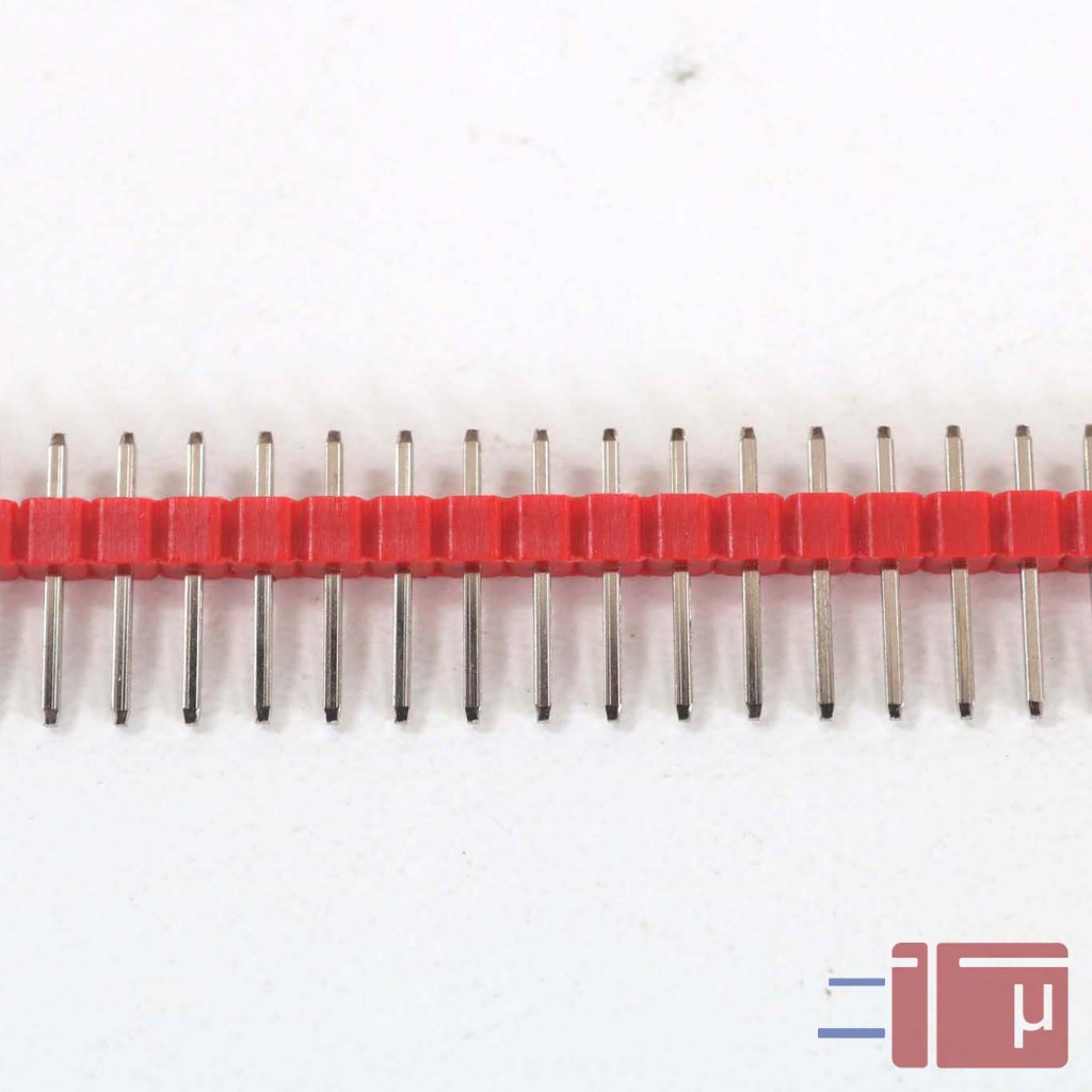 Jual Pin Header Male Strip Singgle Row 1X40 2.54mm Merah | Shopee Indonesia