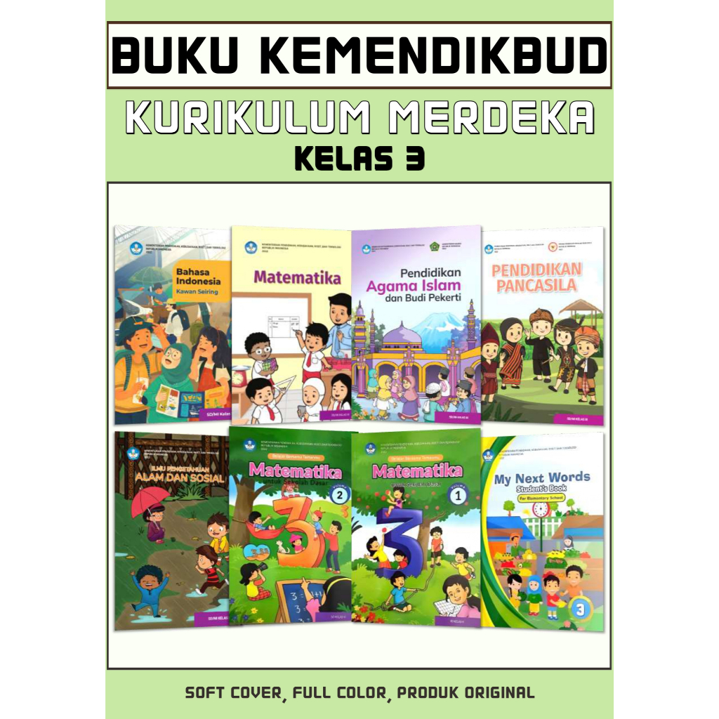 Jual Buku Kemendikbud Kelas 3 SD Kurikulum Merdeka | Shopee Indonesia