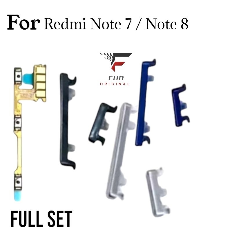 Jual FLEXIBLE + TOMBOL VOLUME ON OF XIOMI REDMI NOTE 7 / NOTE 8 FULL ...