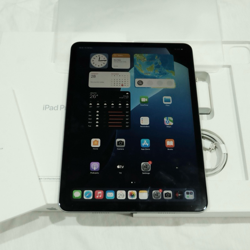 Jual Ipad Pro M1 2021 11inch 128GB Wifi GARANSI 2025 FULLSET | Shopee ...