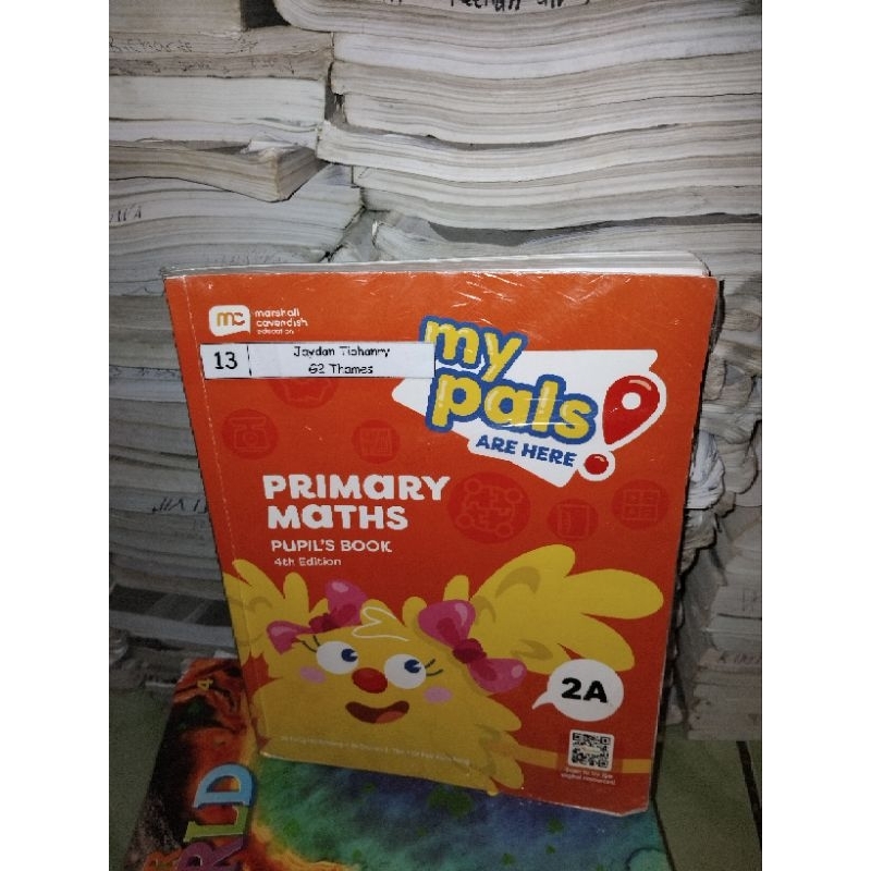 Jual MY PALS PRIMARY MATHS 4TH EDITION 2A PUPILS BOOK ORI BEKAS ...