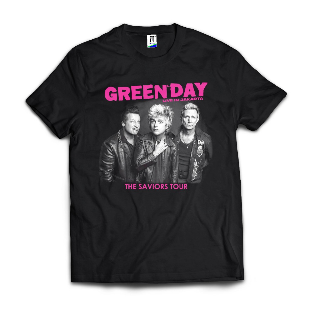 Jual T-Shirt GREEN DAY LIVE JAKARTA THE SAVIORS TOUR 2025
