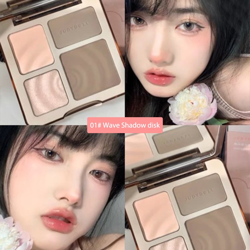 Jual [COD]K'APEINE 3 In 1 Highlighter / Blusher / Shadow Palette ...