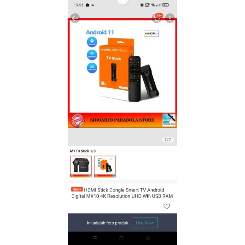 Jual android tv stick youtube mqx10 smart tv stick | Shopee Indonesia