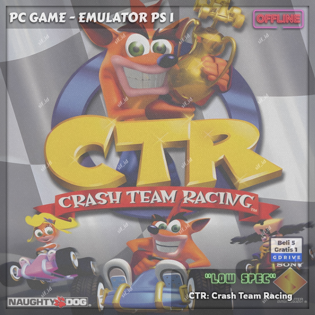 Jual CTR Crash Team Racing Bahasa Indonesia - PC Game Emulator ...