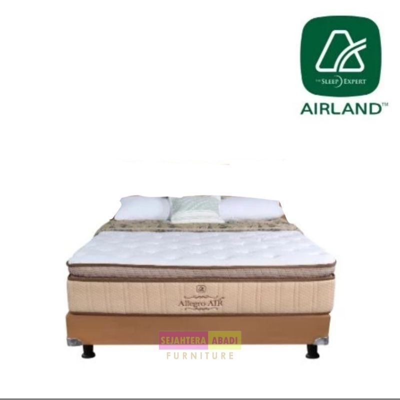 Jual Airland Springbed Kasur Pocket Full latex pillow top New Allegro ...