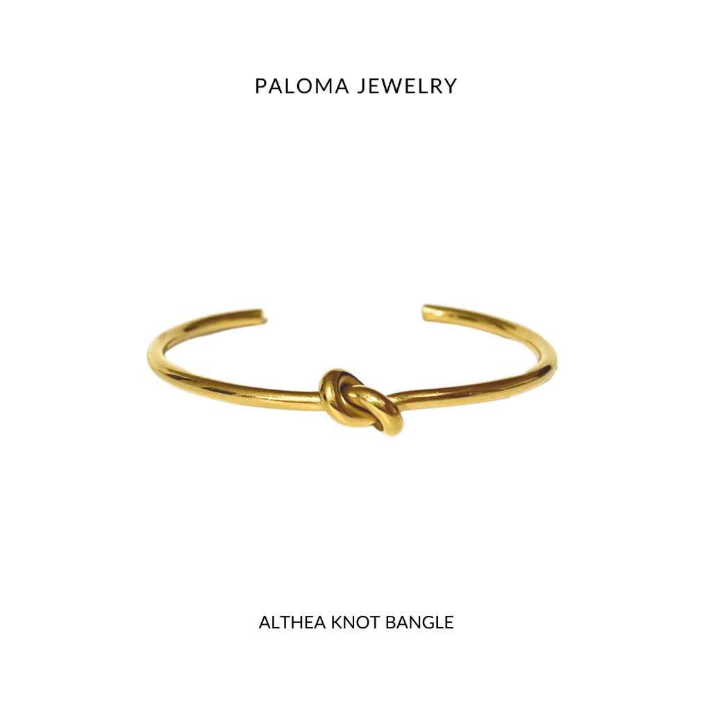アクセサリー Vintage  Love Knot Bangle Vintage 18kt Yellow Gold Love Knot Bangle Bracelet