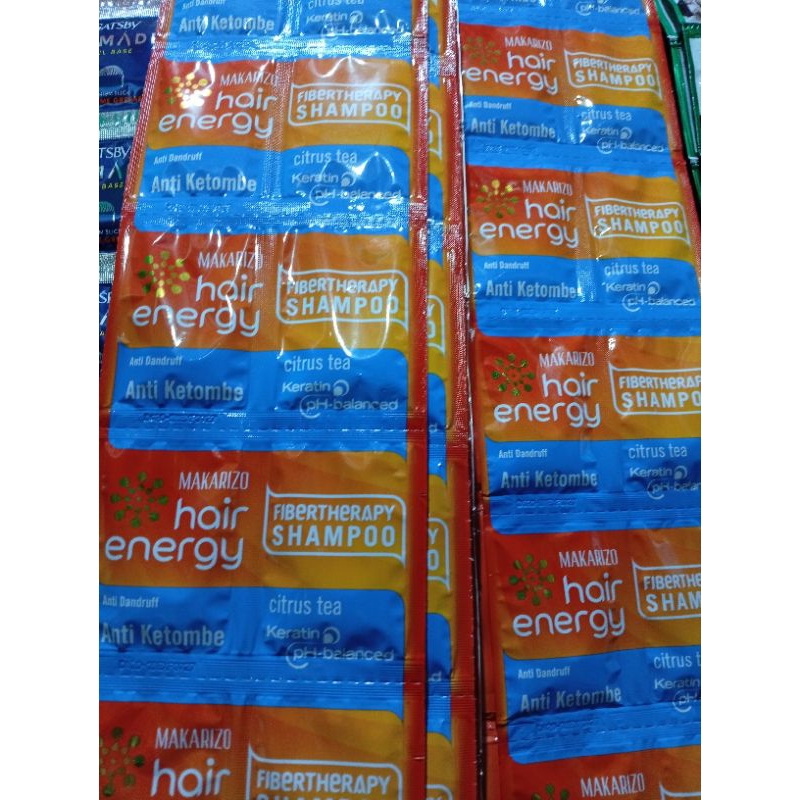 Jual MAKARIZO HAIR SHAMPO ENERGEY SACHET UNTUK RAMBUT RONTOK DAN ANTI ...