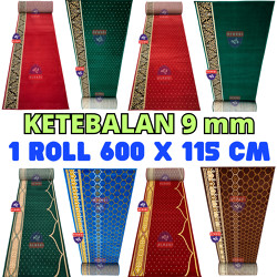 Alhadi Karpet Masjid MEDGRA SHABEL 1 Roll Ukuran 600 x 115cm Tebal 9mm Sajadah M
