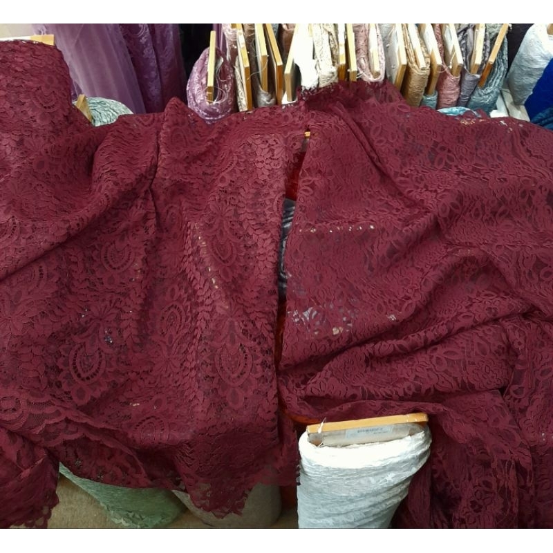 Jual KATALOG KHUSUS LACE LOKAL MAROON/Lace Lokal/Ukuran 12m | Shopee ...