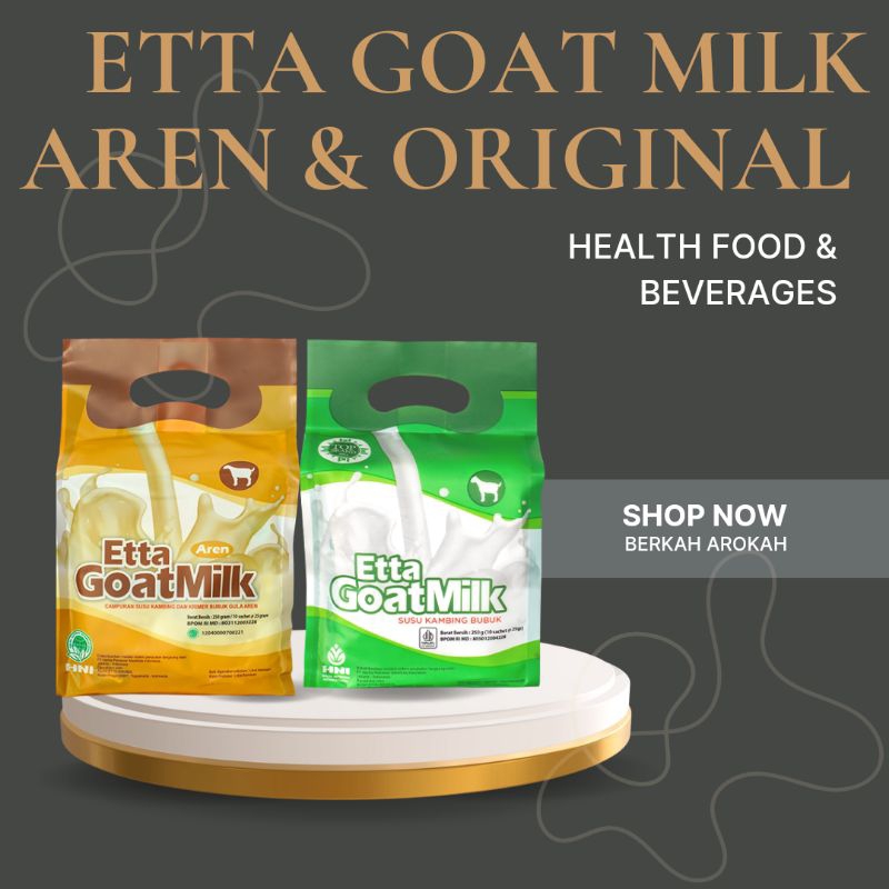Jual Eta Goat Milk Aren & Original (bundling) | Shopee Indonesia