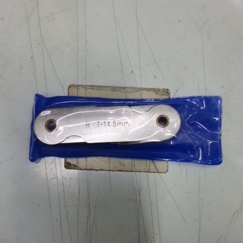 Jual Mall Radius R1-6.5 / R7-14.5 / R15-25 / R25-50 Radius Gauge ...