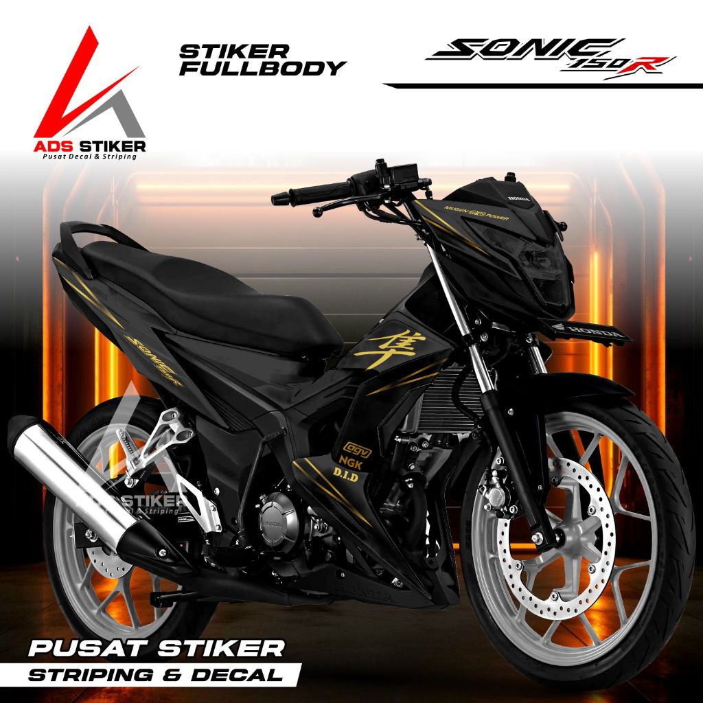 Jual Bisa (COD) Decal Sonic 150R Full Body model polos Japan 0.2 ...
