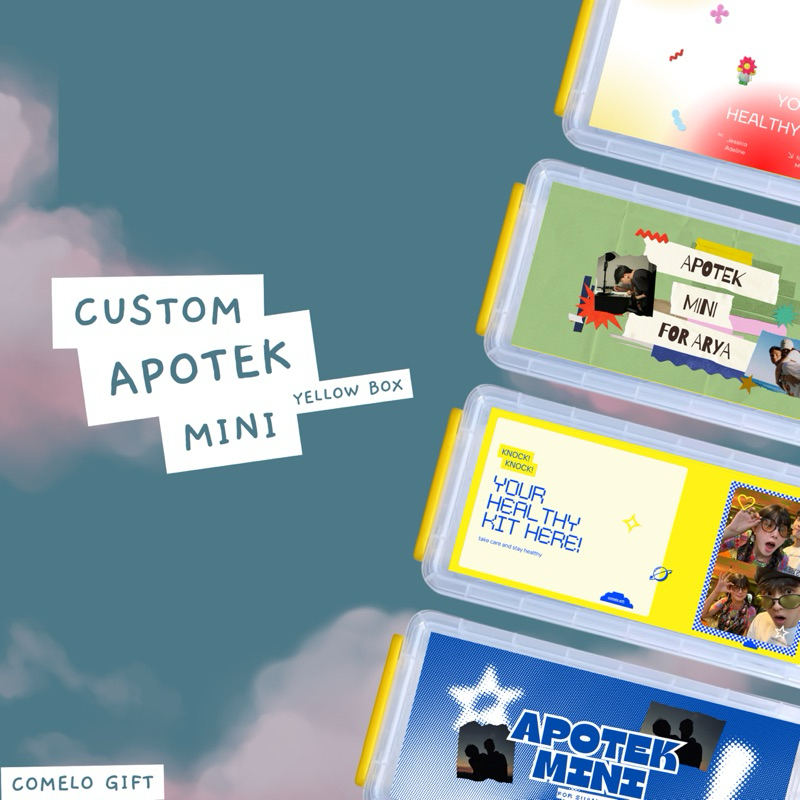 Jual (1 HARI JADI) CUSTOM APOTEK MINI BOX KUNING | KADO ULANG TAHUN ...