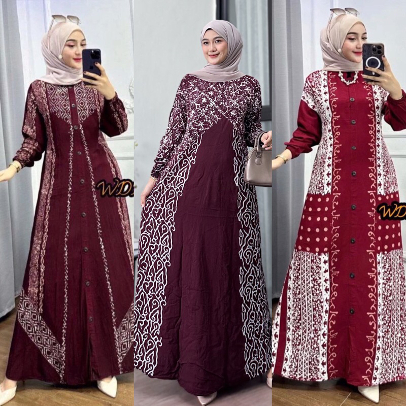 Jual ( S M L XL XXL ) Baju Gamis twill rayon ori gamis terbaru gamis ...
