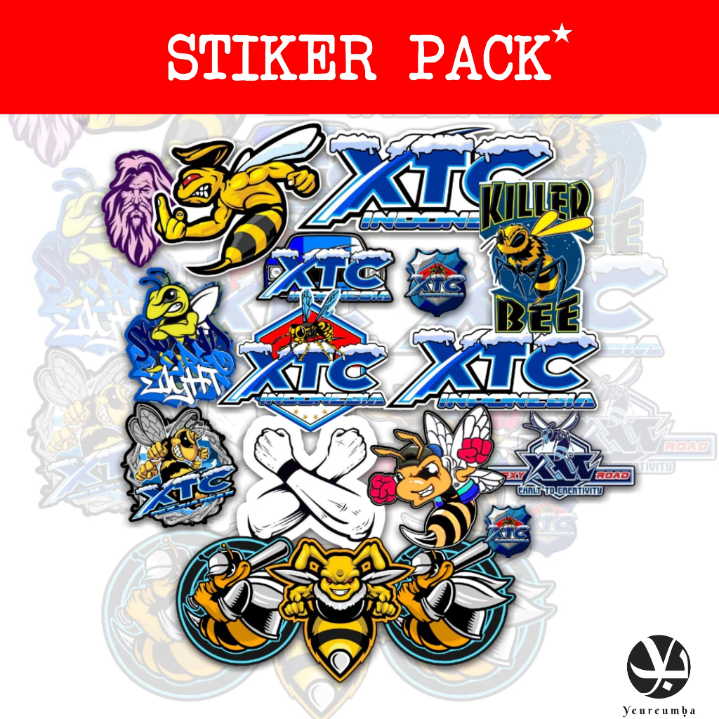Jual Stiker XTC indonesia Stiker xtc kembar Sticker xtc pelajar Stiker ...