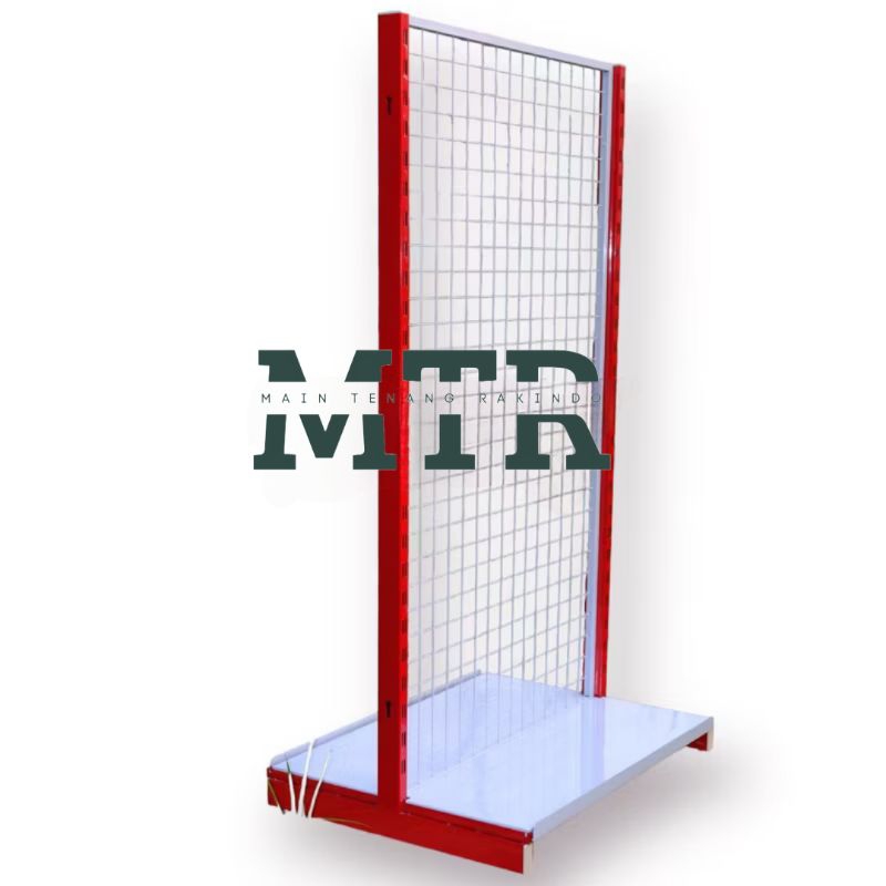 Jual Rak Minimarket Double Tanpa Shelving Atas Gondola Display ...