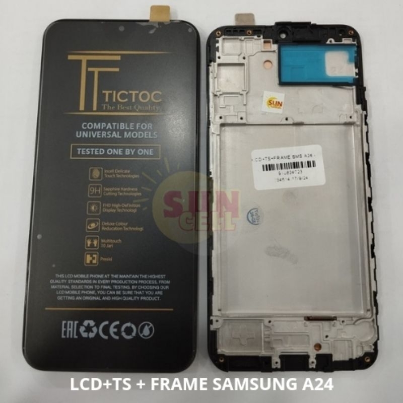 Jual LCD + TS + FRAME SAMSUNG A24 (TICTOC) | Shopee Indonesia
