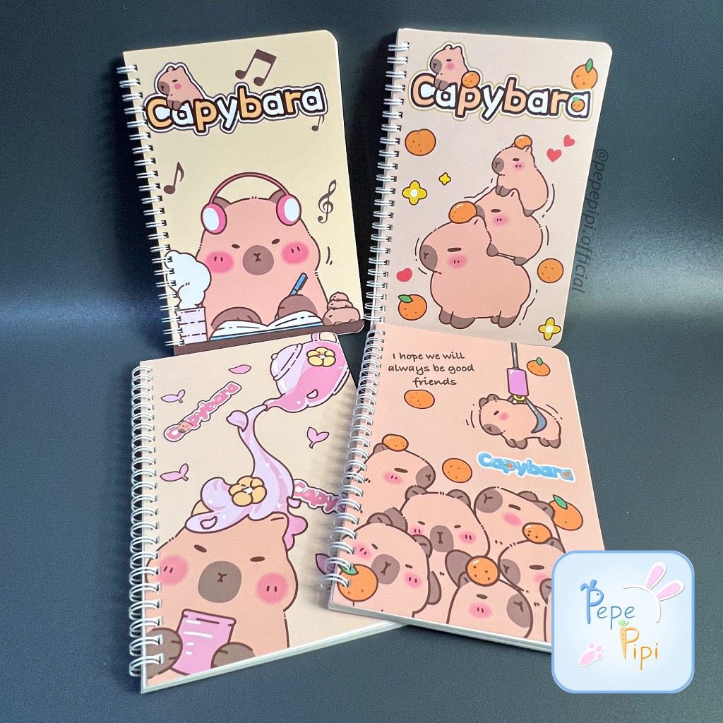 Jual Notebook Spiral A5 Capybara Diary Aesthetic Buku Jurnal Buku ...