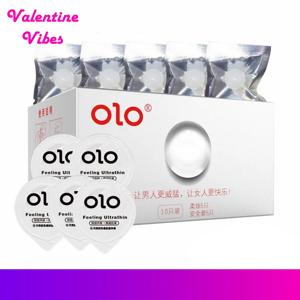 Jual Kondom OLO 0.01 GROW SOFT BEAD Condom 001 Tipis denga Pearl Ball ...