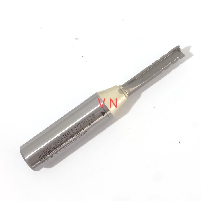 Jual Mata Router/Profil CNC 3 Mata/Flute 6mm x 28mm As 1/2 Straight ...