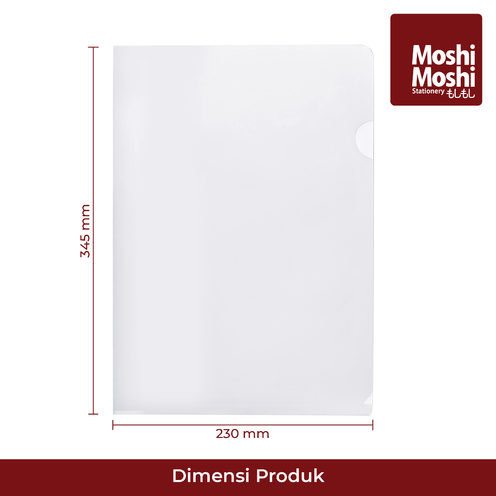 Jual L-Type Folder Folio Clear Transparant Plastik Map L Bening Kertas ...