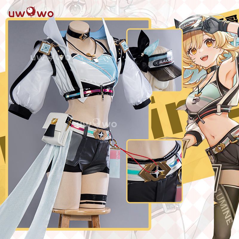 Jual Cosplay Lumine Racing Uwowo Genshin Impact | Shopee Indonesia