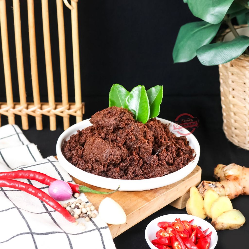 Jual Rendang Daging Sapi Dapoer Rendang Riry / 200gr | Shopee Indonesia