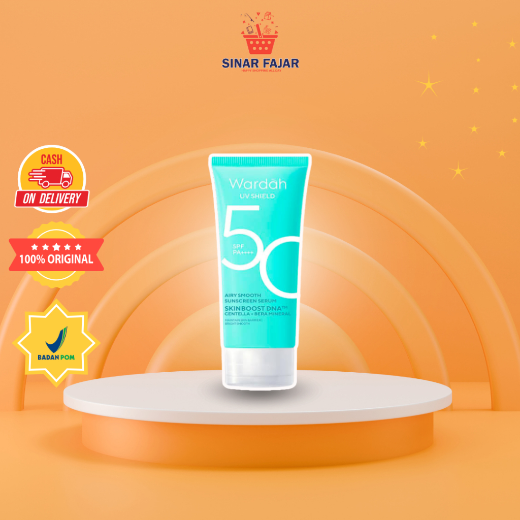 Jual Wardah UV Shield Airy Smooth Sunscreen Serum SPF 50 PA ...