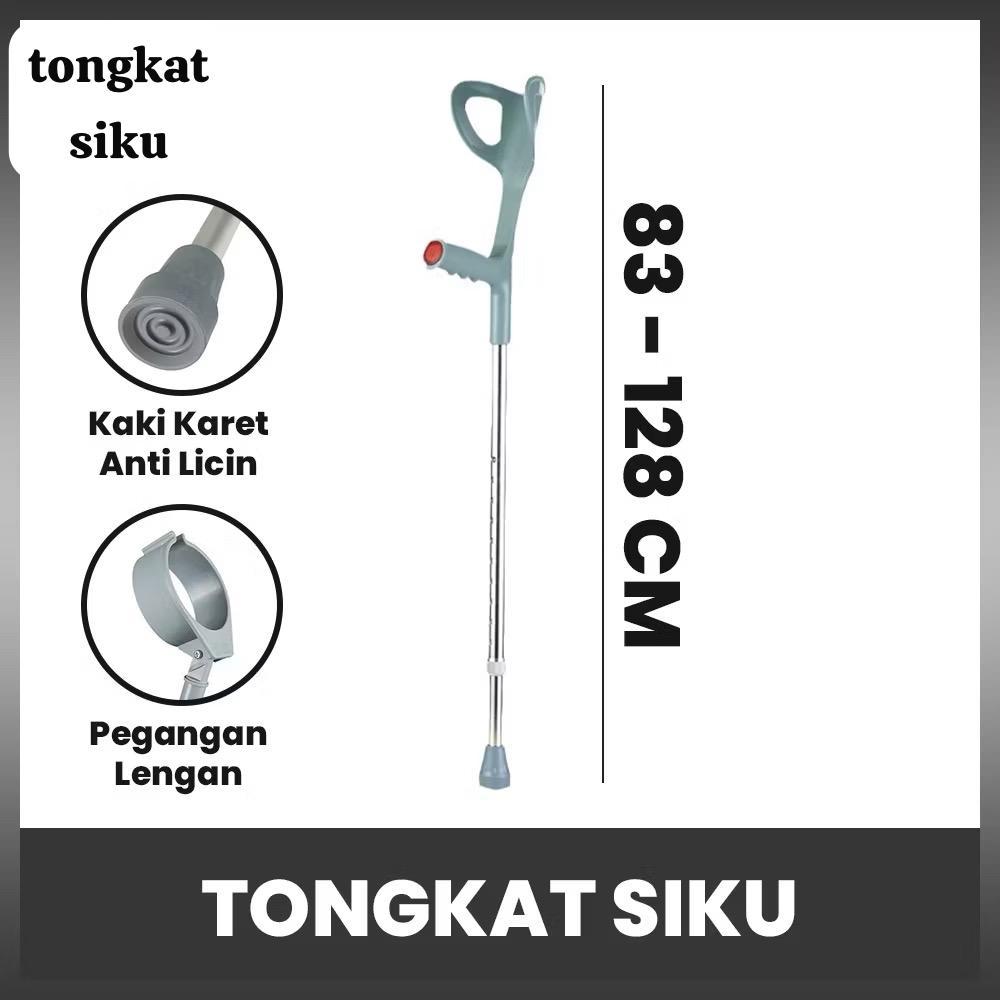 Jual tongkat Siku Elbow Cane Alat Bantu Jalan Pincang Bisa Atur Tinggi ...