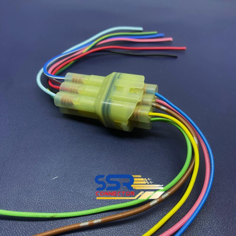 Jual SOCKET SOKET SAMBUNGAN CONNECTOR DLC PIN 6 WATERPROOF UNIVERSAL ...