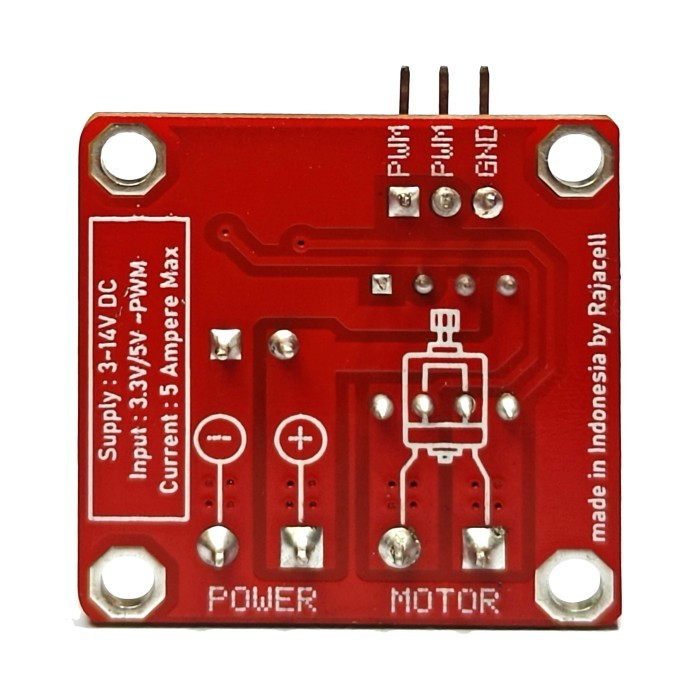 Jual Driver Motor DC 5A H-Bridge TA6586 High Current Bi-Directional ...