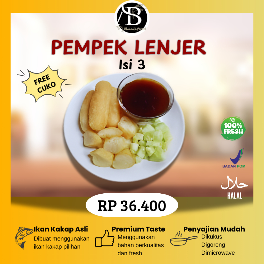 Jual GARANSI 100% Pempek Asli Palembang Lenjer Mpek-mpek frozen mix ...