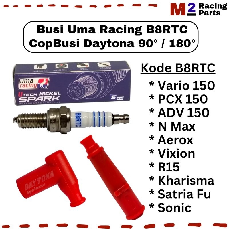 Jual Busi Uma Racing B8RTC & CopBusi Daytona Vario 150 PCX 150 ADV 150 ...