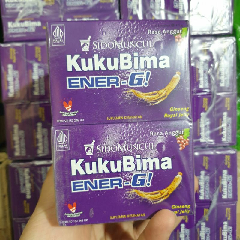 Jual Kukubima Kuku Bima Energi Rasa Anggur (1 pak isi 8 box) | Shopee ...