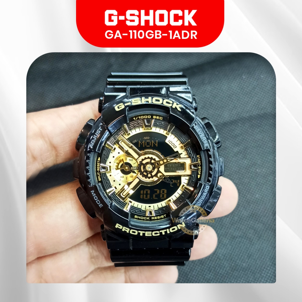 Ga 110 G Shock Black And Gold Watch Casio G-Shock Black And Rose