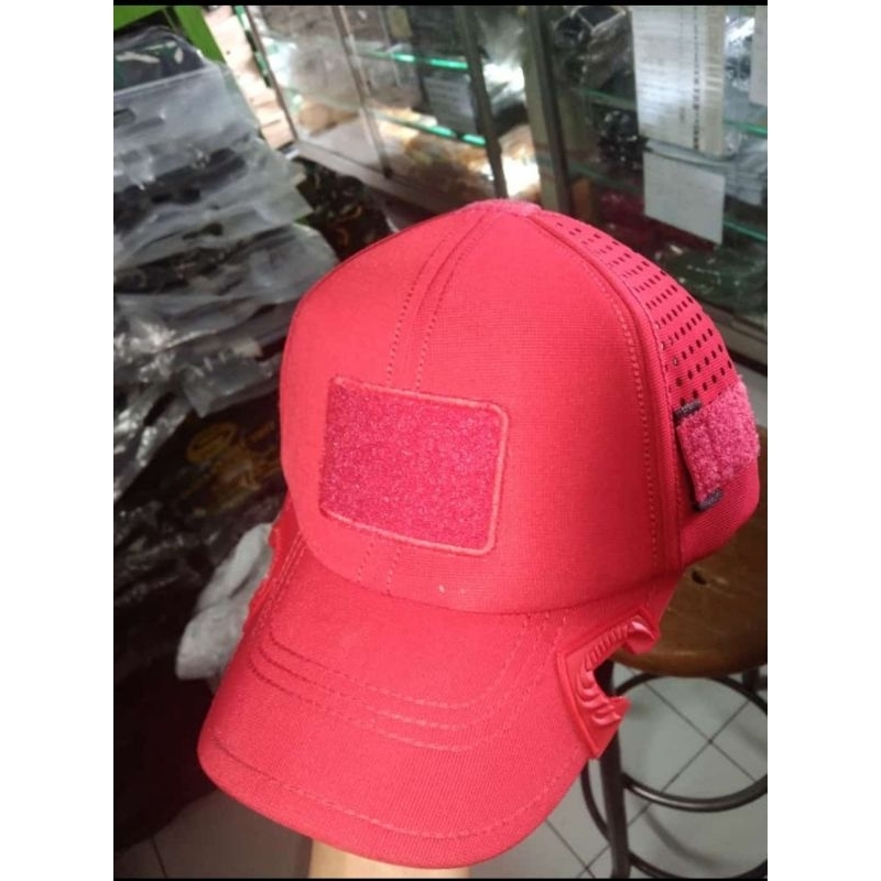 Jual Topi Coak Premium Merah Komando | Shopee Indonesia