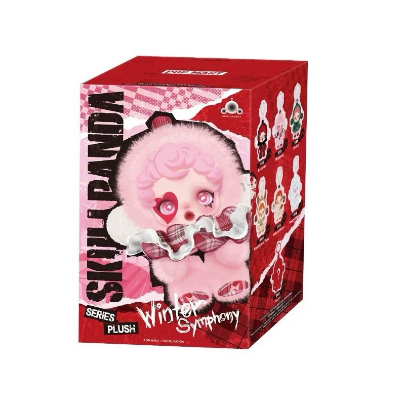 POPMART SKULLPANDA15周年スカルパンダぬいぐるみギフトボックス スカルパンダPOPMART SKULLPANDA15周年ぬいぐるみギフトボックス