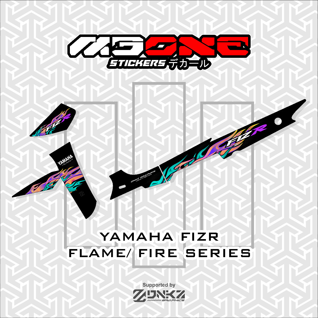 Jual Stiker Yamaha FIZR / F1ZR Decal Striping Yamaha FIZR / F1ZR ...