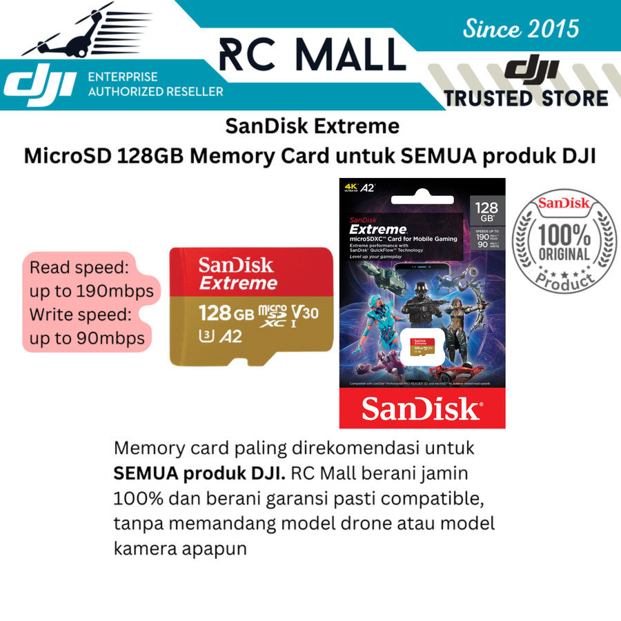 Sandisk Extreme Mavic Air Memory Card Requirements 256 Gb Memory