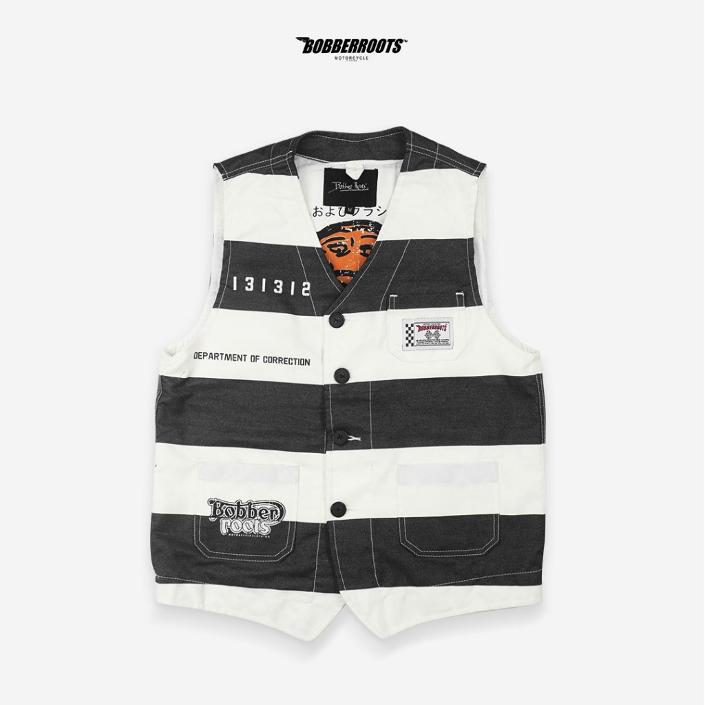 Jual Rompi / Rompi Pria / BOBBERROOTS VEST - PRISONER \ INMATE SERIES ...